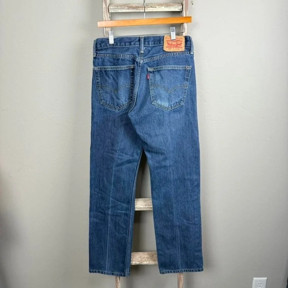 Mens Levi Strauss 505 Blue Denim Relax Fit Jeans size 30x30‎